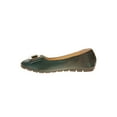 thumbnail image 2 of Victoria K Women's Croc Textured With Onyx Bow Ballet Flats, 2 of 6