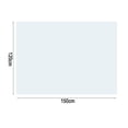 thumbnail image 3 of Table Clear Cover Protector, 47X59 In, Thick Plastic Table Cover, Scratch Resistance, Daily Dining, Transparent Build, 1 Pc, 3 of 7