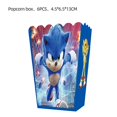 thumbnail image 4 of Cartoon Sonic Party Supplies Boys Birthday Party Disposable Tableware Set Paper Plate Cup Napkins Baby Shower Decorations, 4 of 4