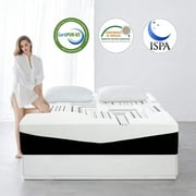 12 Inch King Size Gel Memory Foam Mattress in a Box, with Detachable Breathable Soft Fabric Cover CertiPUR-US Certified Breathable Bed Mattress