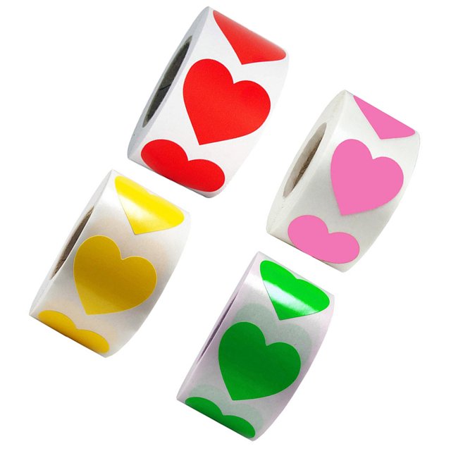 unbranded Pegatinas De Sello En Rollo Con Para Embalaje Regalos Decorativas Adhesivas Multicolor