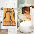 thumbnail image 7 of Dreamtimes Face Hand Towel Set Tribal Art Cotton Washcloths, Ultra Soft and Highly Absorbent,Decorative Fingertip Face Towel for Bathroom Hotel- Pack of 2, 7 of 7