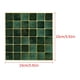 thumbnail image 3 of Adhesivo de mosaico artesanal Yuarrent calcomanías impermeables gruesas papel tapiz de cocina a prueba de aceite cuadrados verde oscuro 20, 3 of 6