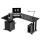 thumbnail image 1 of Computer Modern Office Desks Storage Wooden Conference Mobile Office Desks Multifunctional Keyboard Scrivania Room Furnitures My Lux Decor Round, 1 of 22