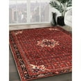 thumbnail image 3 of Ahgly Company Machine Washable Indoor Rectangle Traditional Sienna Brown Area Rugs, 2' x 4', 3 of 7