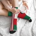 thumbnail image 7 of Women's Men's America Mexican Flag Colorful Novelty Pattern Crew Athletic Socks, 7 of 7
