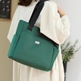 thumbnail image 4 of Bolsa de viaje Bolsa de hombro de gran capacidad Moda casual Portátil Elegante para el trabajo (Verde) Likrtyny  Para Estrenar, 4 of 6