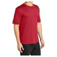 thumbnail image 4 of Mafoose Men's Active T Shirts Crew Neck High Visible Sun Protection Cool Dry Fit Athletic Workout Running T-Shirts True Red 2XL, 4 of 8