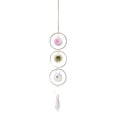 thumbnail image 2 of Toystoory Carillón de viento de cristal, colgante de luna y estrella, atrapasol plateado, cuentas coloridas, gota colgante para exterior, jardín interior Artesanía longitud 30 CM Toystoory HA005305-02B, 2 of 6