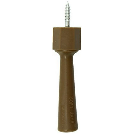 Mommys Helper Pack of 6 Soft Jamb Door Stops, Brown