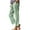 B-Mint Green, variant on Xunlbb Up to 60% Off Women's Spring And Solid Color Elastic Waist Cotton Linen Versatile Straight Tube Casual Wide Leg Pants Gift for Women ,B-Wine XL