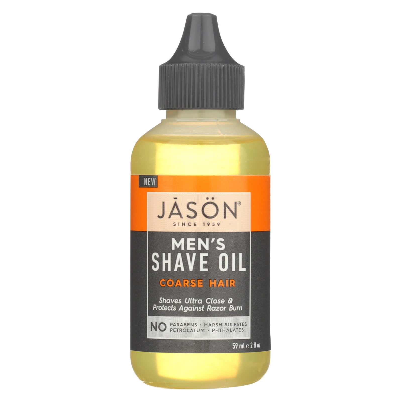 Jason Natural Products Shave Oil Men's Coarse 2 fl oz