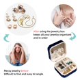 thumbnail image 4 of Starry Shark Travel Portable Square Jewelry Stand - Earring Organizer, Earring Holder, and Jewelry Box - Suitable for Girls and Women, 4 of 6