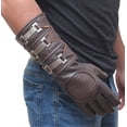 thumbnail image 2 of Real Sheepskin Leather Sky Gauntlet Costume Glove - Cosplay Gloves Brown Right Hand (S), 2 of 5