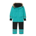 thumbnail image 5 of Daznico Children's Ski Suit Snowsuit Thermal Ski Overall Warm Snow Overall Windproof with Removable Hood Mud Suit Outdoor Softshell Suit,Size 3-4 Years, 5 of 6