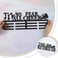 thumbnail image 3 of Soporte de pared con gancho metálico para medallas de animadoras, marco para cintas de premios, soporte para cintas de animadoras NO Fear All, soporta hasta 10-15 kg, regalo para atletas, 3 of 9