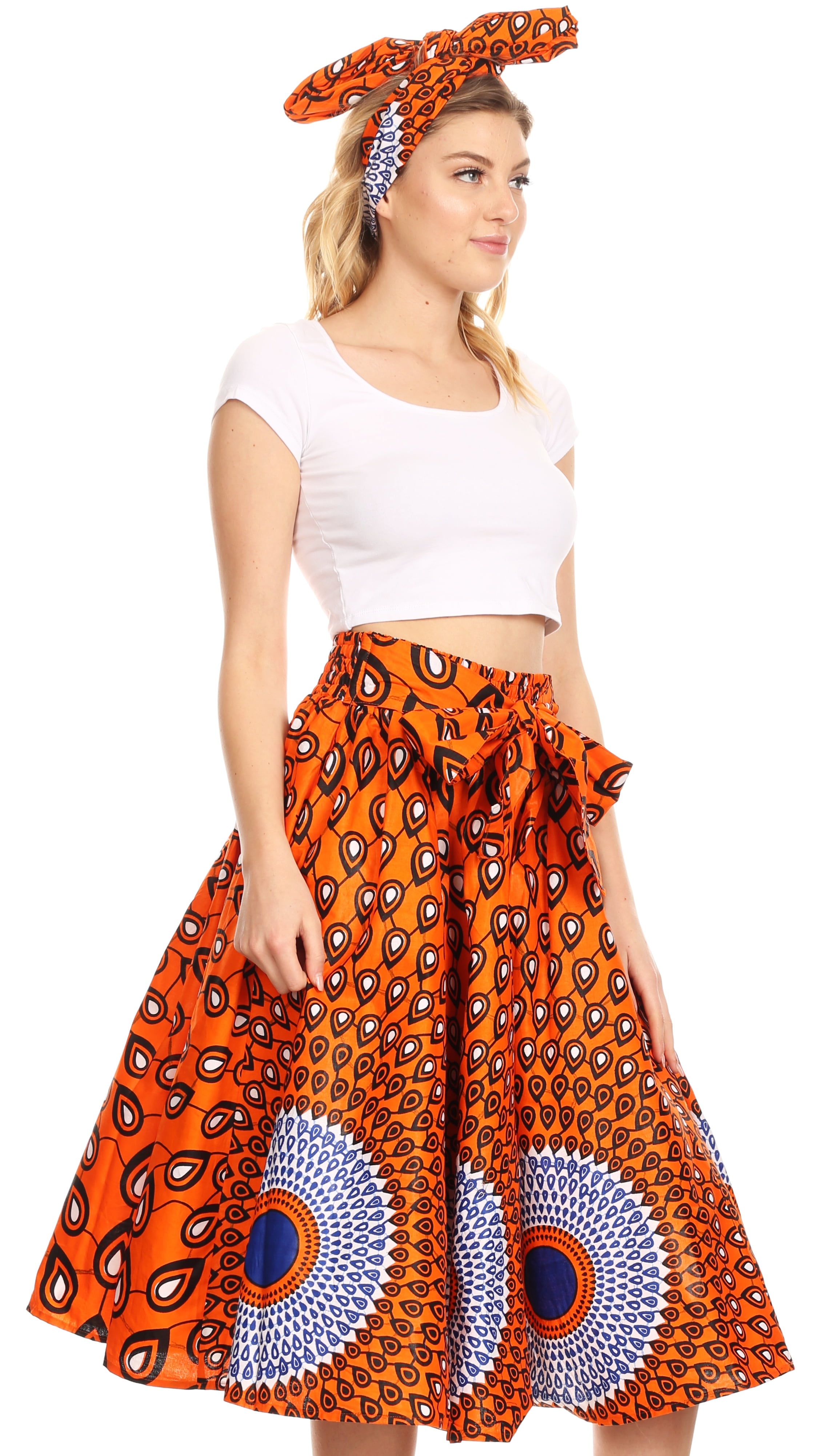 Full circle Ankara Skirt