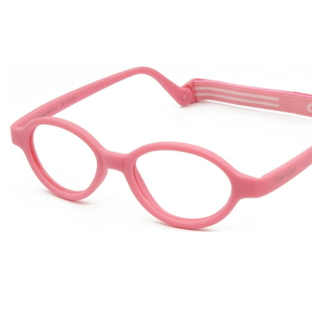 Tempo: Throwback - Oval 39/14 - Pink Flexible Kids Glasses | Age: 2-5Yr