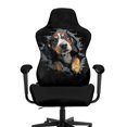 thumbnail image 3 of Whosucclay 3D Dachshund Dog Print Gaming Chair Cover, Stretchable Machine Washable Computer Chair Seat Slipcovers with Armrest Cover Fits Most Office/PC Chairs & Racing Style Seats, 3 of 8