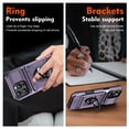 thumbnail image 3 of Fashion Case with Holder Stander Kickstand Drop Resistant Shockproof Case For iPhone 16 Pro (6.3inch), 3 of 7