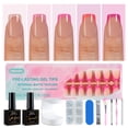 thumbnail image 1 of Gel cuadrado corto de la marca Press On Nails Misssix French Tip, 150 unidades, 1 of 1