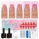 thumbnail image 1 of Gel cuadrado corto de la marca Press On Nails Misssix French Tip, 150 unidades, 1 of 1
