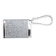 thumbnail image 5 of Cenicero portátil con llavero de aleación de aluminio, cenicero de bolsillo con diseño en relieve plateado., 5 of 14
