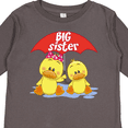 thumbnail image 4 of Inktastic Big Sister Duck Girls Long Sleeve Toddler T-Shirt, 4 of 5