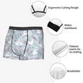 thumbnail image 6 of Bingfone Bunny And Flower Men's Underwear - Casual Stretch Boxer Briefs-X-Large, 6 of 7