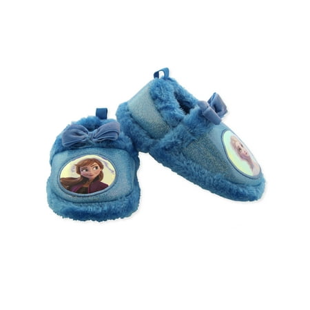 

Disney Frozen 2 Elsa Anna Girls Toddler Plush A-Line Slippers CH87502H