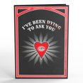 thumbnail image 3 of Tarjeta desplegable Lovepop Dying to Ask You Valentine, 5 x 7 pulgadas, 3 of 7