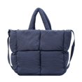 thumbnail image 1 of Bolso mano Nube Cgtredaw acolchado con correa Ajustable azul, 1 of 9