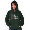 thumbnail image 4 of Xmas Naughty Nice Framed Checklist Hoodie Sweatshirt Women Men Brisco Brands 2X, 4 of 6