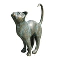 thumbnail image 4 of POINTERTECK Beautiful Cat Statue With Rounded Back Garden Decor Resin Outdoor Lawn Yard Sculpture, 4 of 5