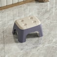 thumbnail image 6 of Kumdkd Stackable Plastic Stools, Small Square Step Stool for Living Room, Bathroom & Kindergarten, Purple, 12.6"x10"x7", Thickened Seat with Non-Slip Feet, 6 of 6