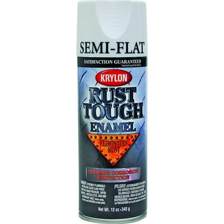 Rust Tough RTA9201 Rust Preventative Enamel Spray Paint, 12 oz Aerosol Can, 25 sq-ft, White