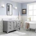 thumbnail image 3 of Water Creation Queen 48" Wood Single Bathroom Vanity in Cashmere Gray/Chrome, 3 of 3