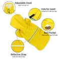 thumbnail image 2 of Labymos Dog Raincoat with Hood Pocket Reflective Adjustable Waterproof Slicker Rain Jacket for Small Medium, 2 of 8
