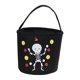 thumbnail image 1 of Bolsa de dulces de Halloween Cubo de dulces de calabaza Cesta para niños Accesorios de decoración de Halloween, Negro2 (Material: Tela), 1 of 10