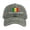 Green, variant on Mesh Mens Hat Hats Running Cap for Men Women Flock Hat