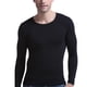 thumbnail image 1 of Sonducket Ropa interior térmica para hombre, cálida, , agradable a la piel, gruesa, capa base básica, vestido cálido, ropa de invierno Camisetas Negro SG, 1 of 6