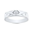 thumbnail image 3 of 3/8ct Diamond Engagement Wedding Ring Set 14K White Gold, 3 of 3