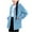 Blue, variant on dazeni Girls Fuzzy Sherpa Cardigan Coat Full Zip Hoodie Fleece Open Front Jacket with Pockets Loose Casual Fall Winter Outwear Furry Soft Sweatshirt Blue 7 Years