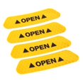 thumbnail image 1 of 3x 4 Piezas De Seguridad Reflectante Señal Abierta Marca De Advertencia Pegatinas De Puerta De Coche Naranja 3 piezas Baoblaze Adhesivo reflectante puerta abierta, 1 of 8