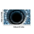 thumbnail image 3 of Modern Abstract Visual Trap Area Rug Non- Floor Mat for Contemporary Living Room and Bedroom, 3 of 5