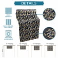 thumbnail image 6 of Table Runner - 70 Inch Long, Vintage Flower Kitchen Dining Table Runner Dresser Scarves, Yellow Spring Floral Leaf Pastoral Birds Navy Blue Farmhouse Decor for Coffee Tables Wedding Party Banquet, 6 of 8