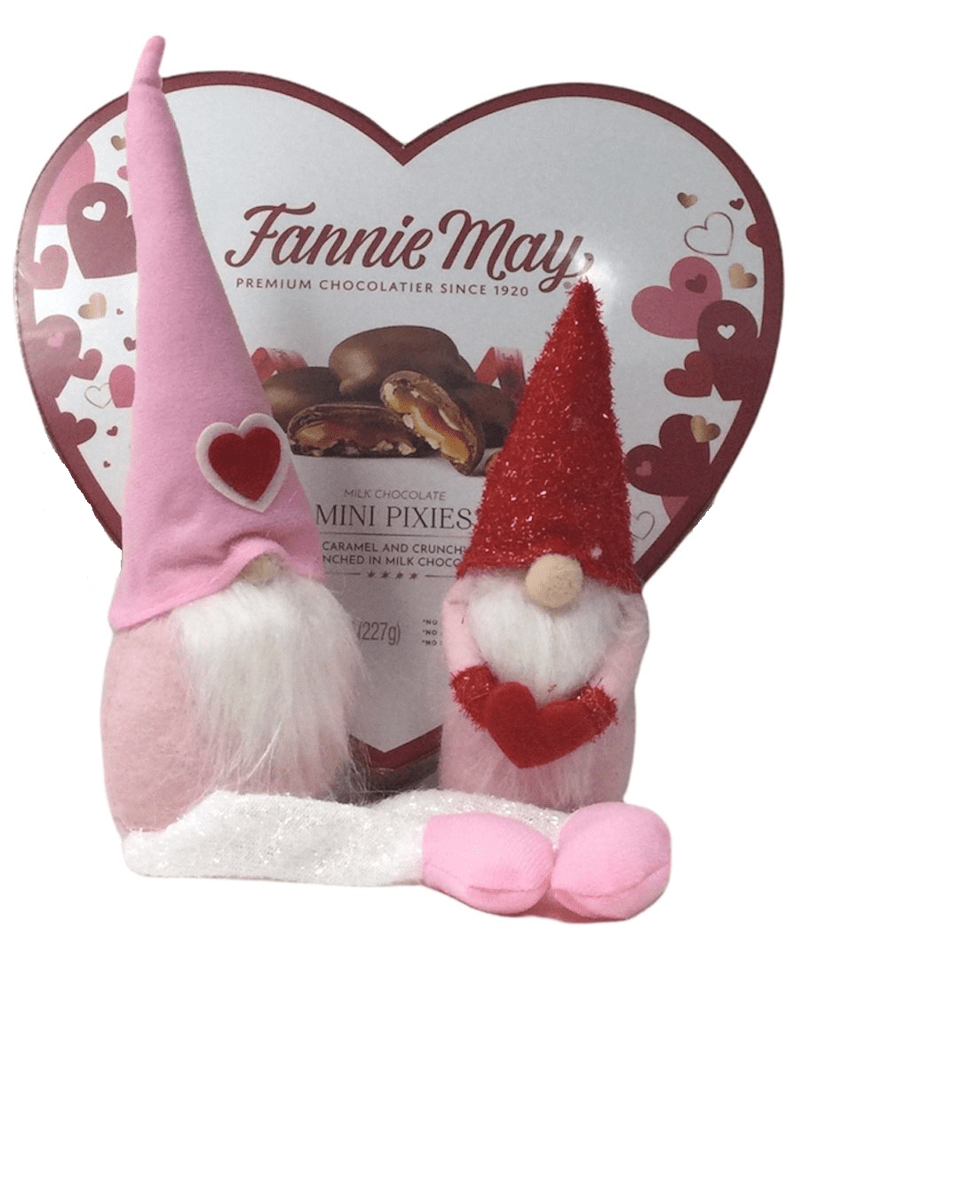 Fannie May Valentines Day Gift Basket Includes Fannie May Mini Pixies