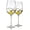 Gold, variant on Red Wine Glasses Set of 2, Unique Hand Painted Wine Glasses, Drinkware Essentials, 11"H , 28oz Wine Lover Jumbo Wine Glass, Glassware Gifts Ideas for Women Inspired by the 'Duomo di Milano'