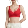 thumbnail image 4 of Gytharion Women's Soild Color Lace Wireless Bras Push-up Breathable Underwear Bras Lightly Comfortable Bras,34A/B-40A/B, 4 of 6