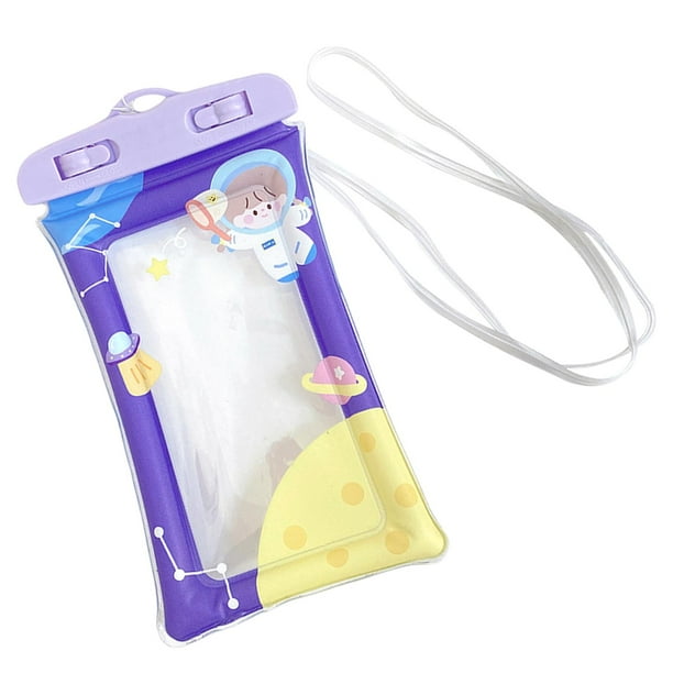 Funda impermeable para teléfono, bolsa seca para teléfono celular, bolsa profesional para teléfono, protector para teléfono azul